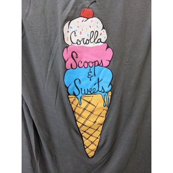 Corolla Scoops & Sweets Shop Shirt Gray Medium - Picture 4 of 4
